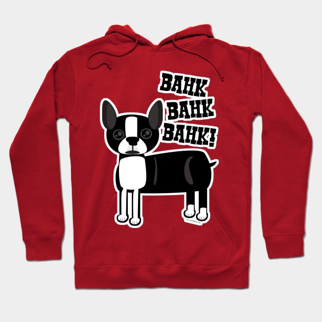 Boston Accent Terrier Hoodie by Tshirtfort